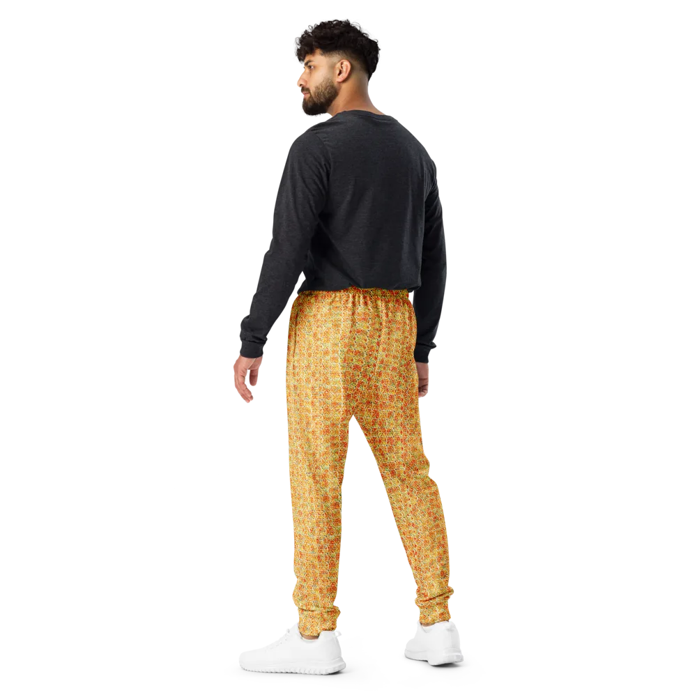 Citrus Mosaic on Men's Joggers — Back