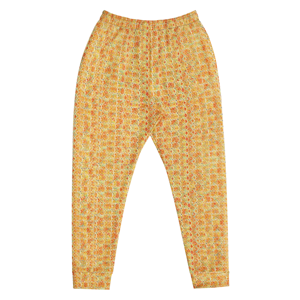 Citrus Mosaic on Men's Joggers — Front