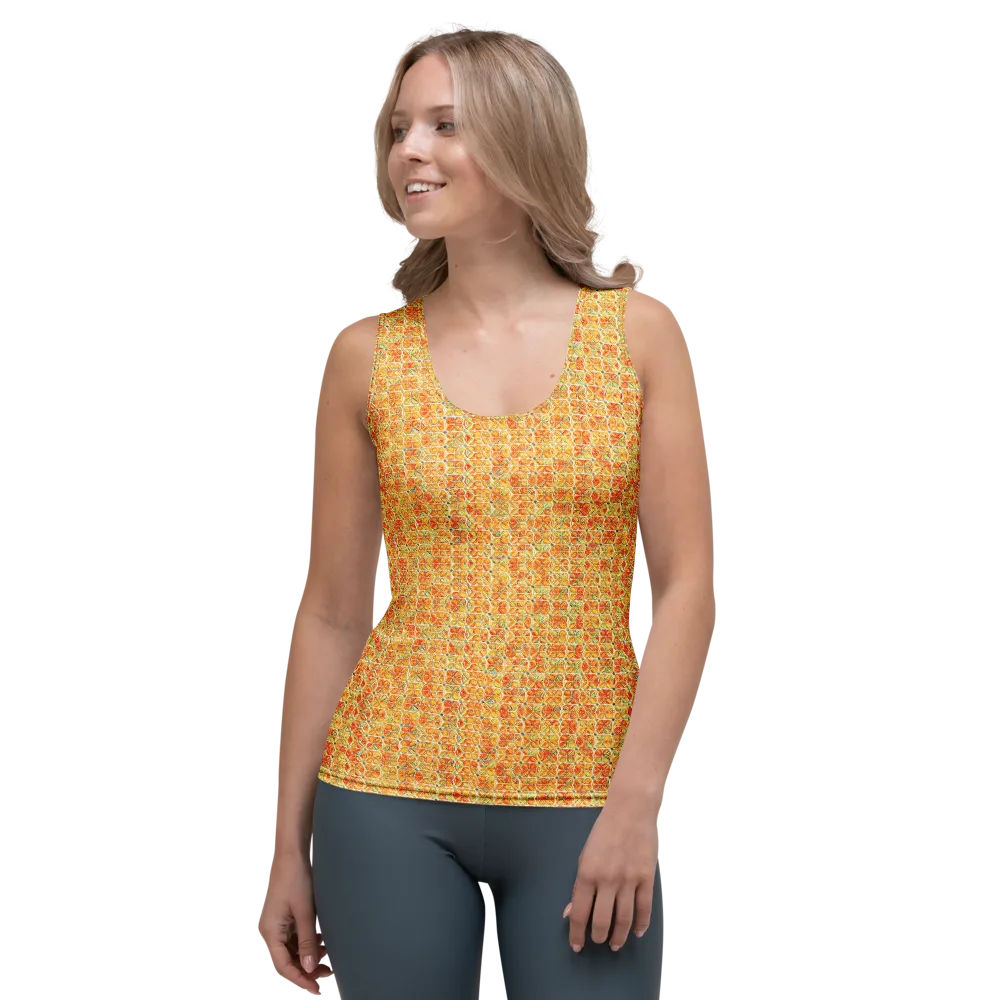 Citrus Mosaic on Women's Tank Top — Front