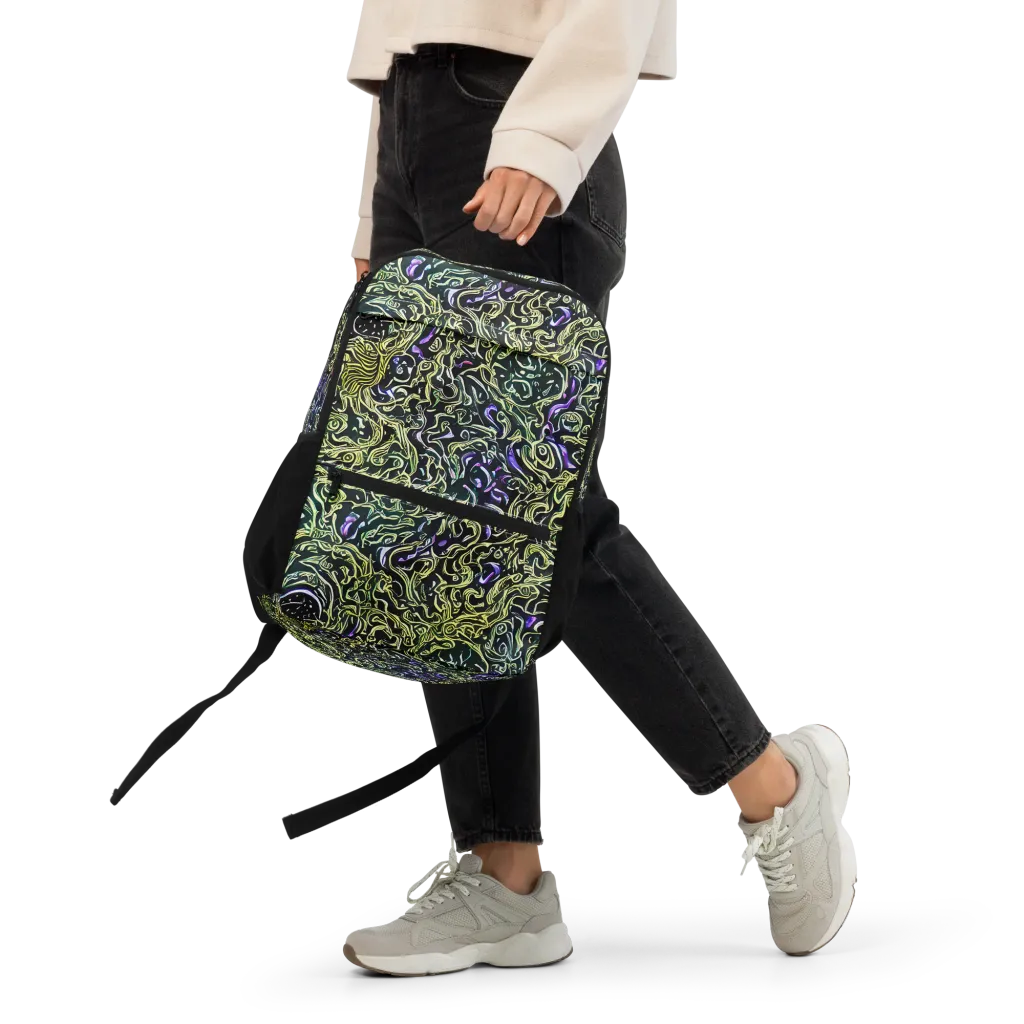 Lunar Labyrinth on Utility Backpack — Front