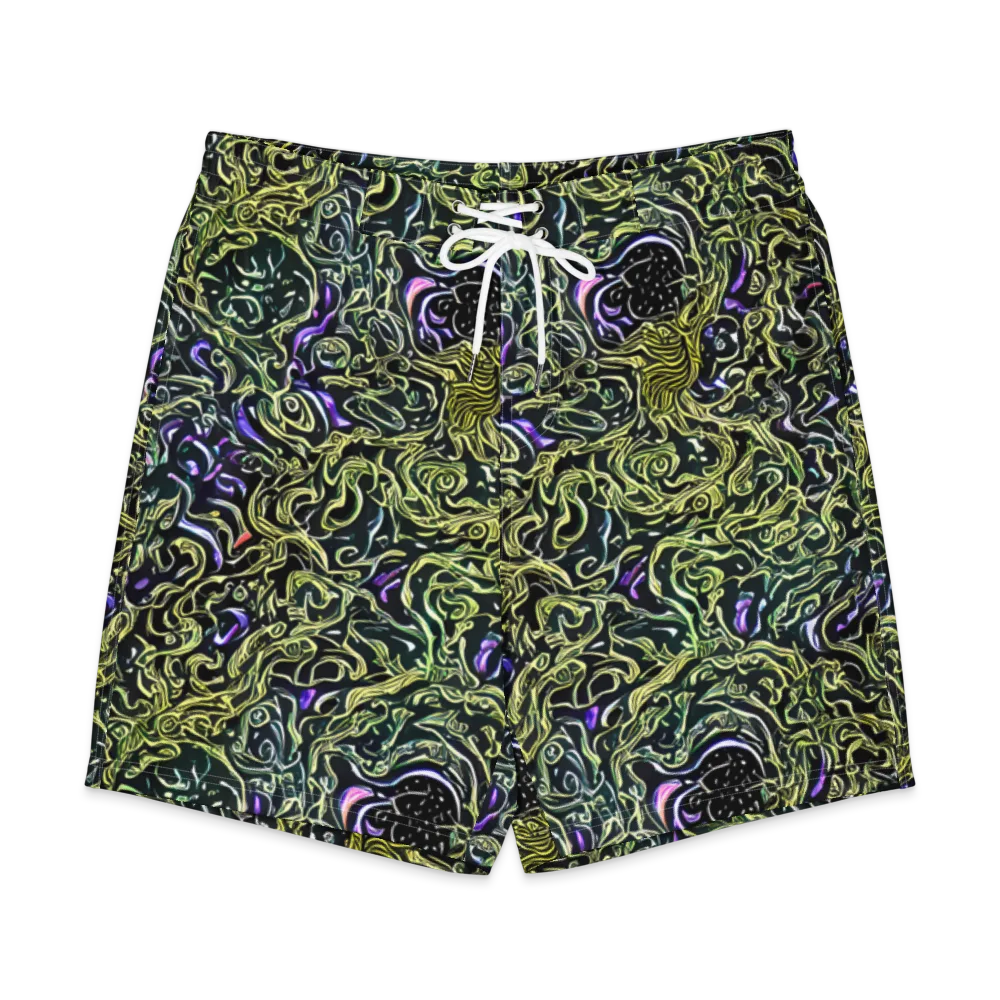Lunar Labyrinth on Men's Board Shorts — Front
