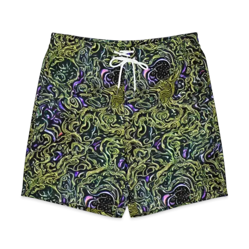 Lunar Labyrinth on a Men's Board Shorts