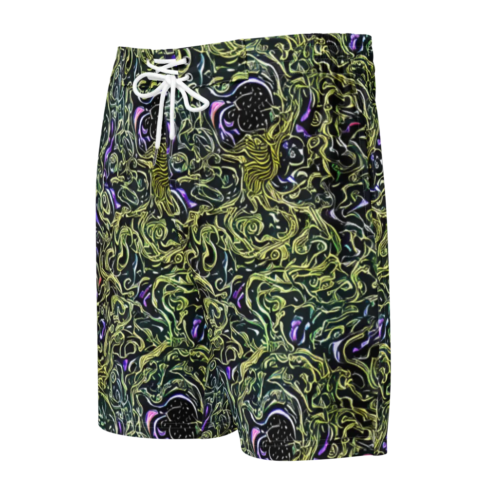 Lunar Labyrinth on Men's Board Shorts — Front