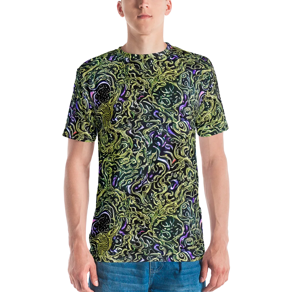 Lunar Labyrinth on Men's Crew Neck T-Shirt — Front