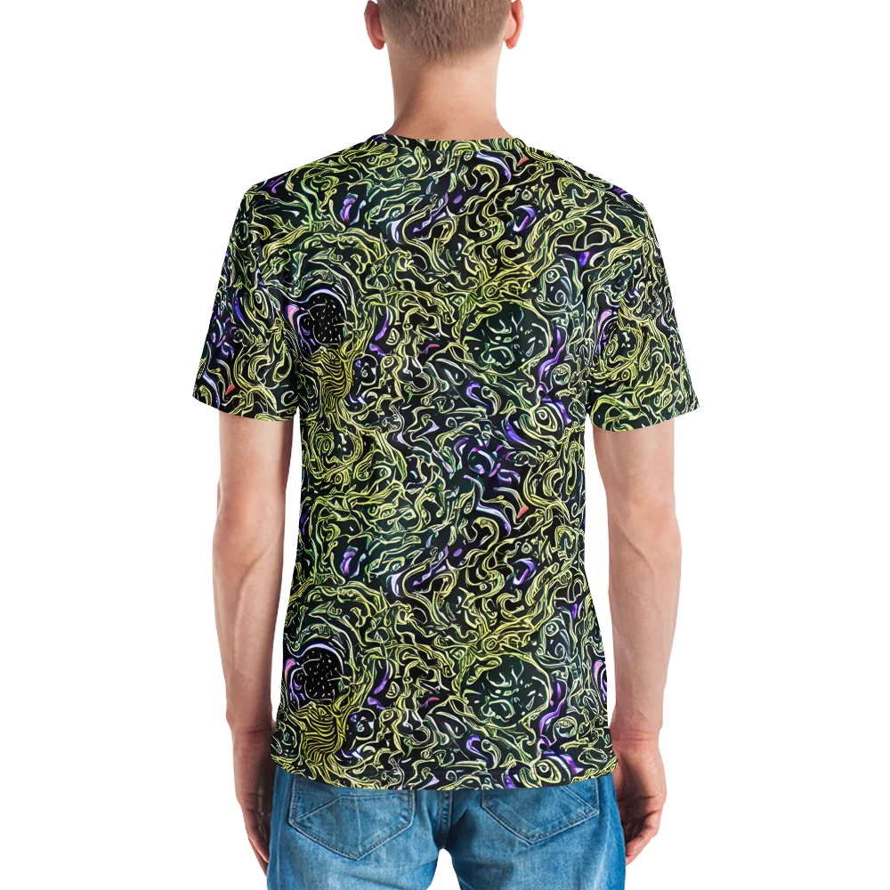 Lunar Labyrinth on Men's Crew Neck T-Shirt — Back
