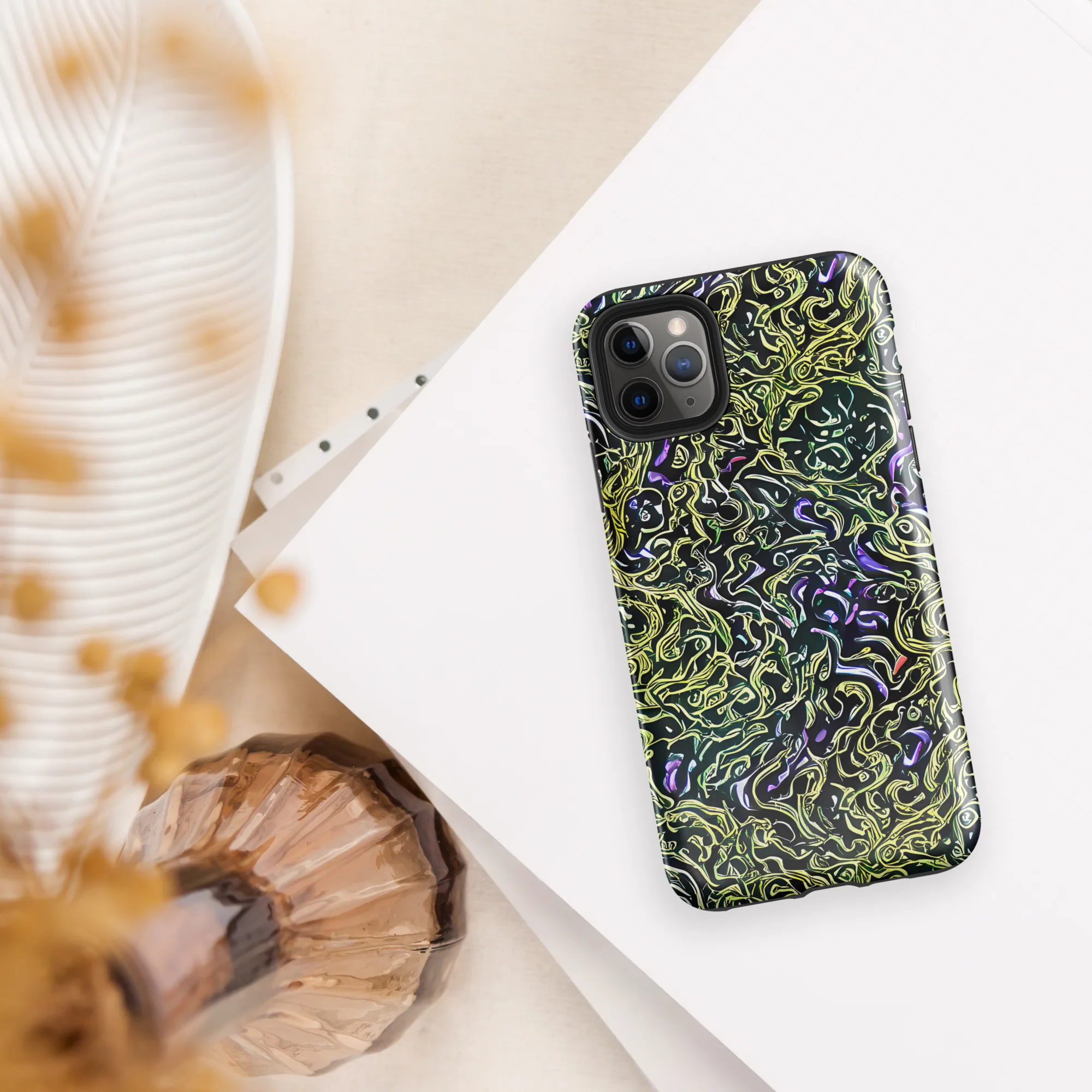 Lunar Labyrinth on Tough Case for iPhone® — Front