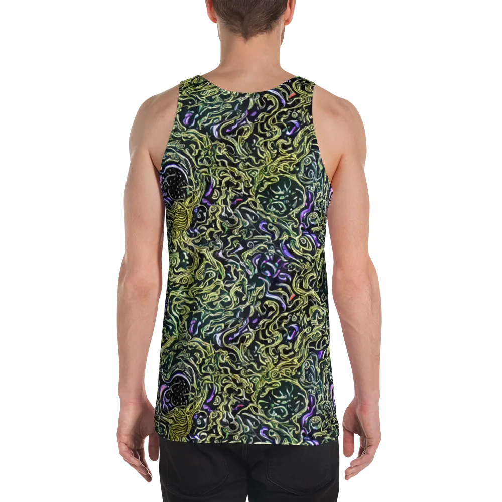 Lunar Labyrinth on Men's Tank Top — Back