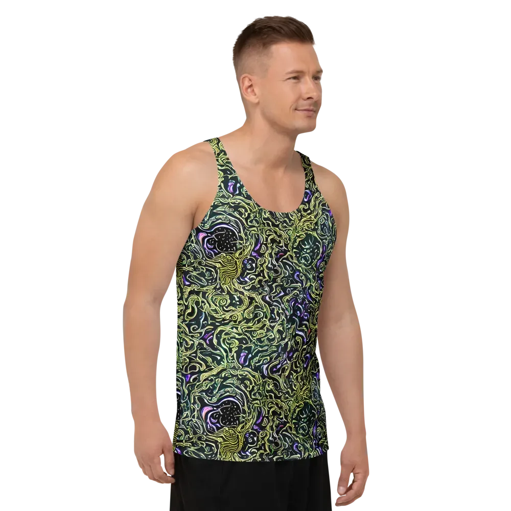 Lunar Labyrinth on Men's Tank Top — Right Front