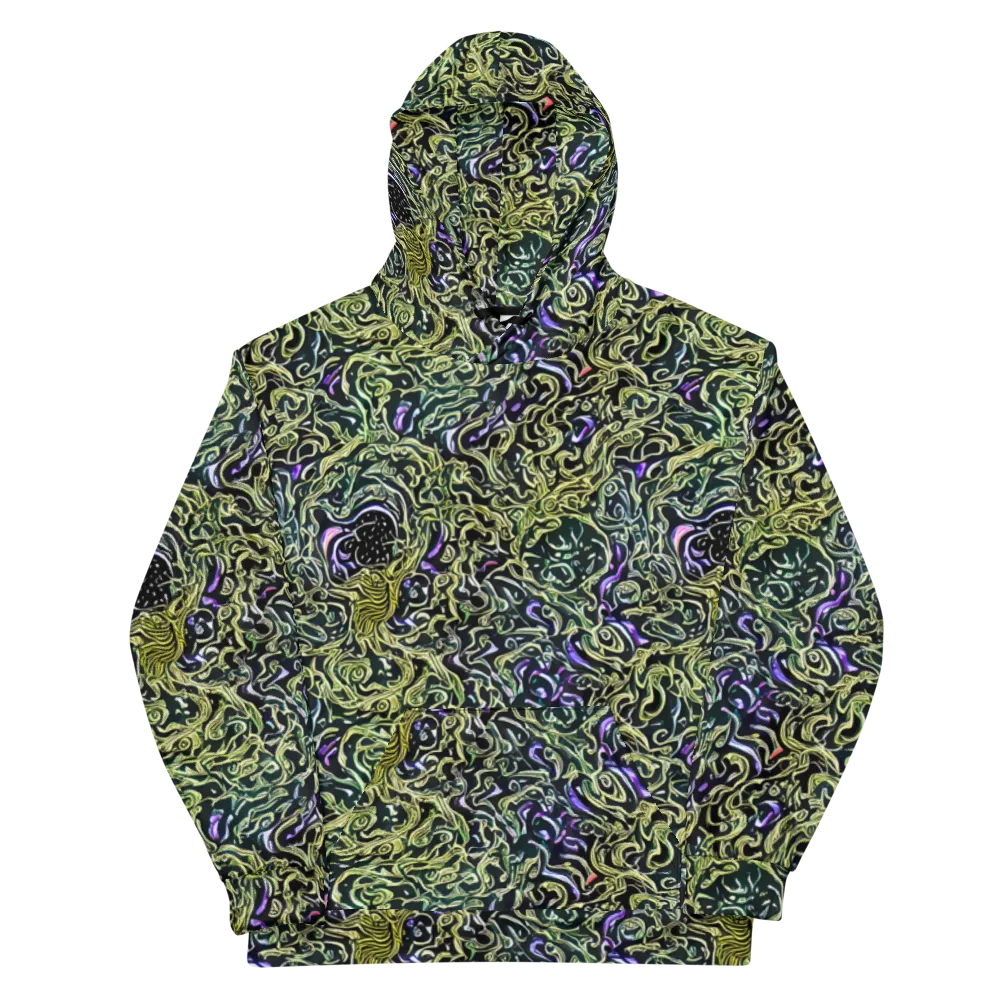 Lunar Labyrinth on Cotton Hoodie — Front