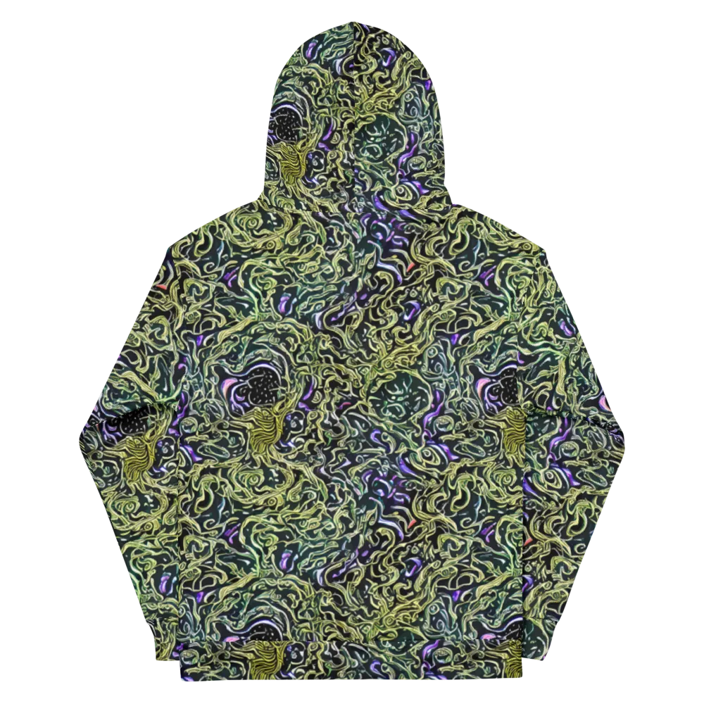 Lunar Labyrinth on Cotton Hoodie — Back