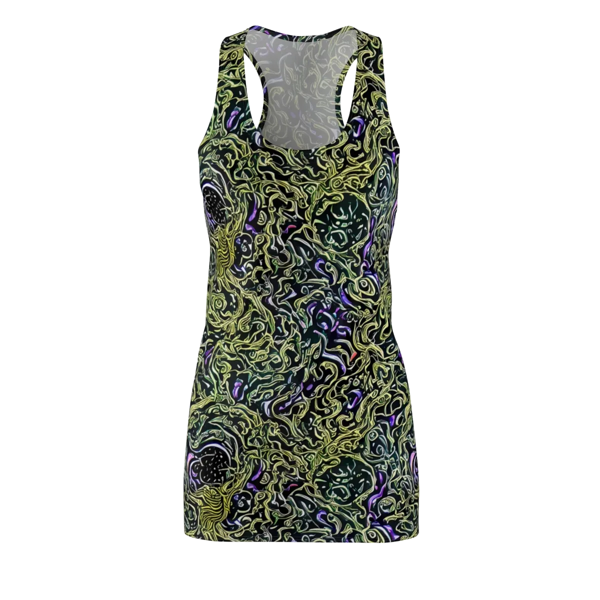 Lunar Labyrinth on Racerback Dress — Front