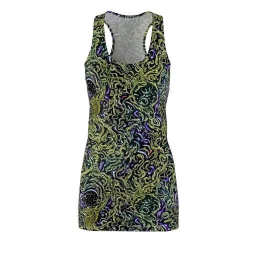 Lunar Labyrinth on a Racerback Dress