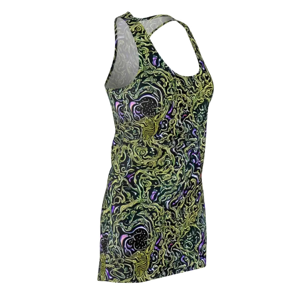 Lunar Labyrinth on Racerback Dress — Front Side