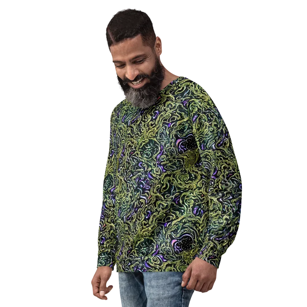 Lunar Labyrinth on Sweatshirt — Left Front