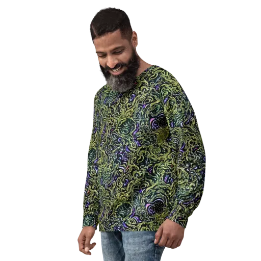 Lunar Labyrinth on a Sweatshirt