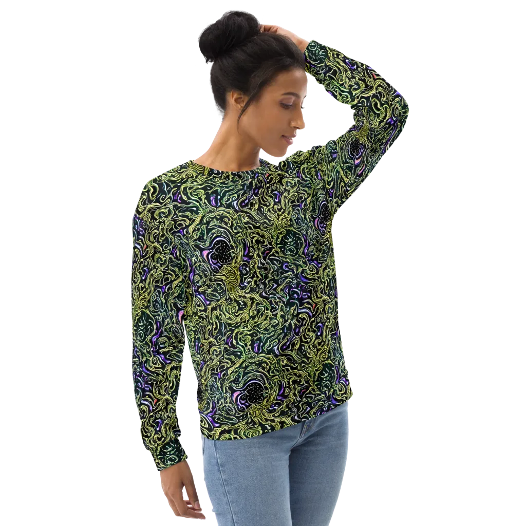 Lunar Labyrinth on Sweatshirt — Right Front