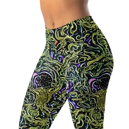 Lunar Labyrinth on a Leggings