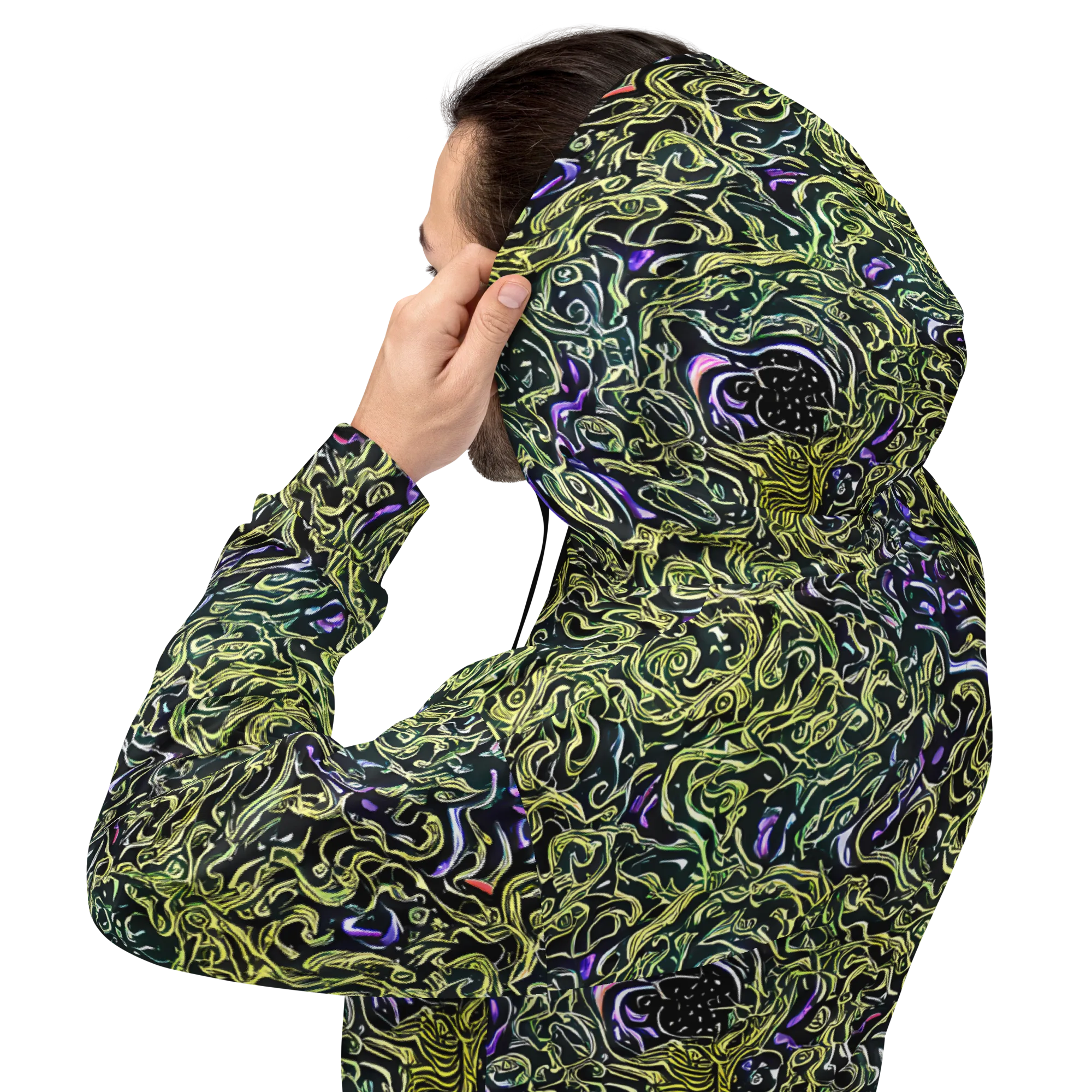 Lunar Labyrinth on Hoodie — Back