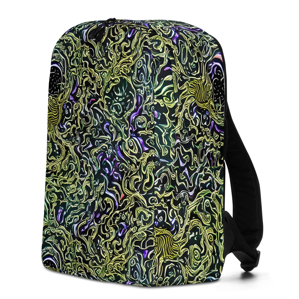 Lunar Labyrinth on Minimalist Backpack — Left