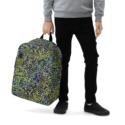 Lunar Labyrinth on a Minimalist Backpack