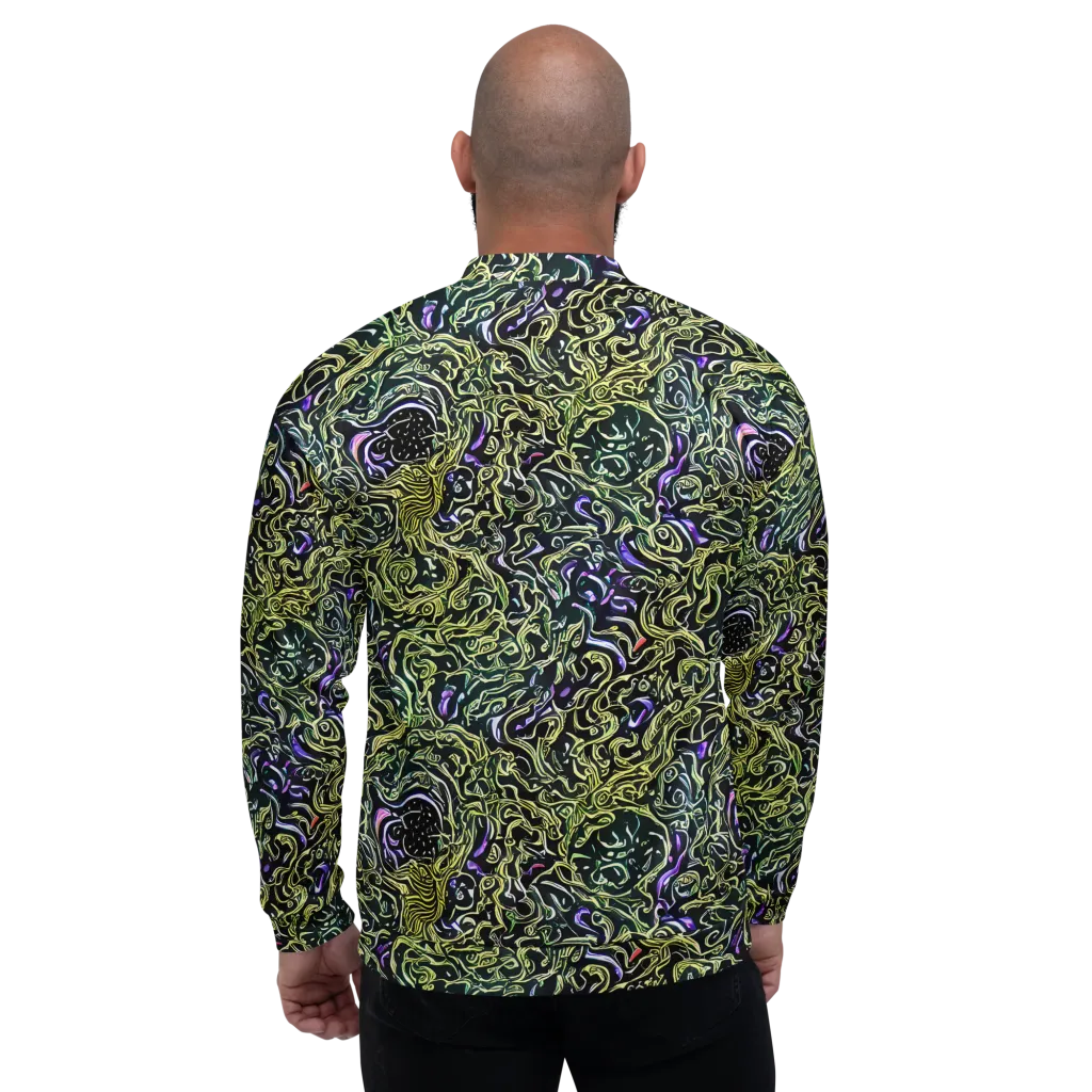 Lunar Labyrinth on Bomber Jacket — Back
