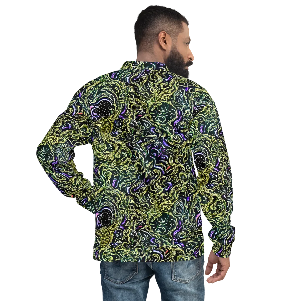 Lunar Labyrinth on Bomber Jacket — Back
