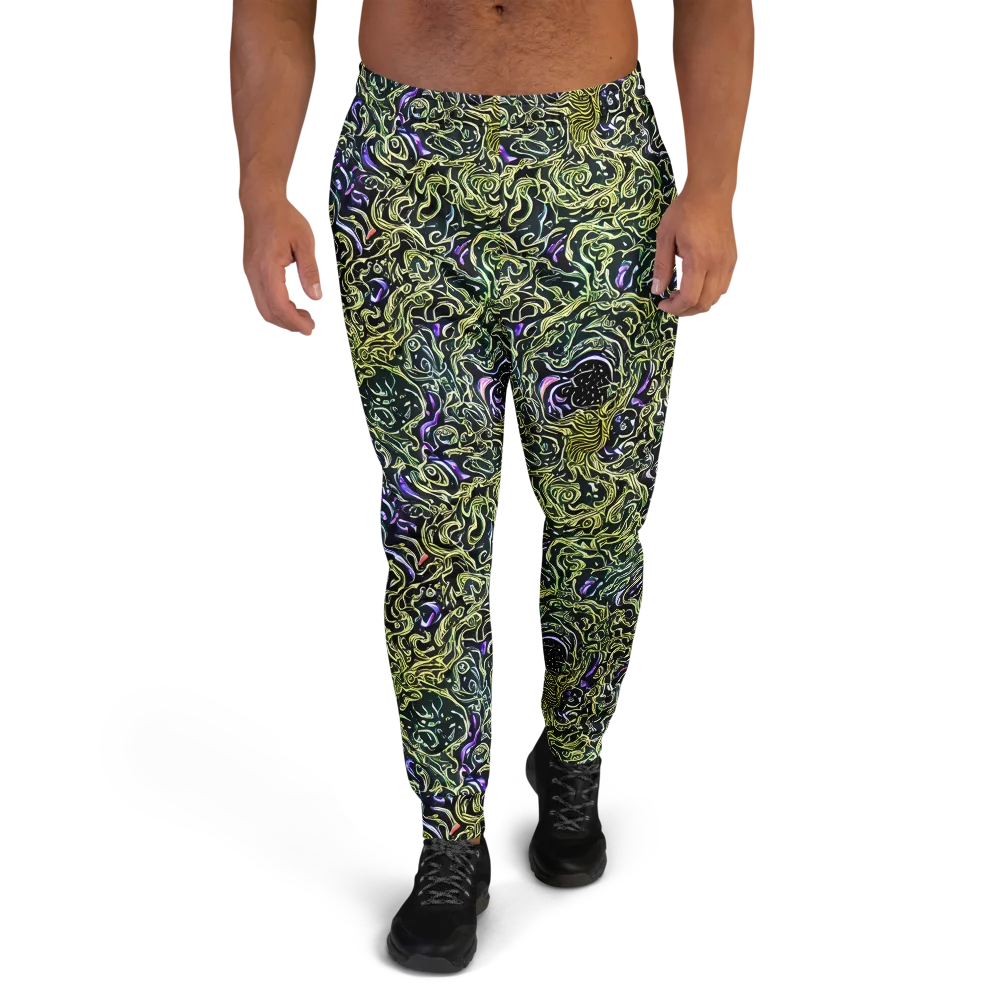 Lunar Labyrinth on Men's Joggers — Front