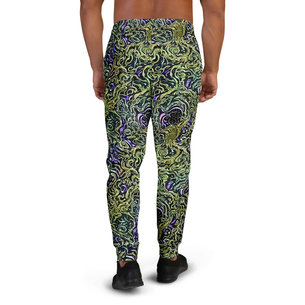 Lunar Labyrinth on Men's Joggers — Back