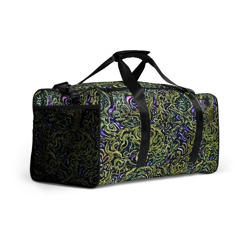 Lunar Labyrinth on Duffle Bag — Right Front