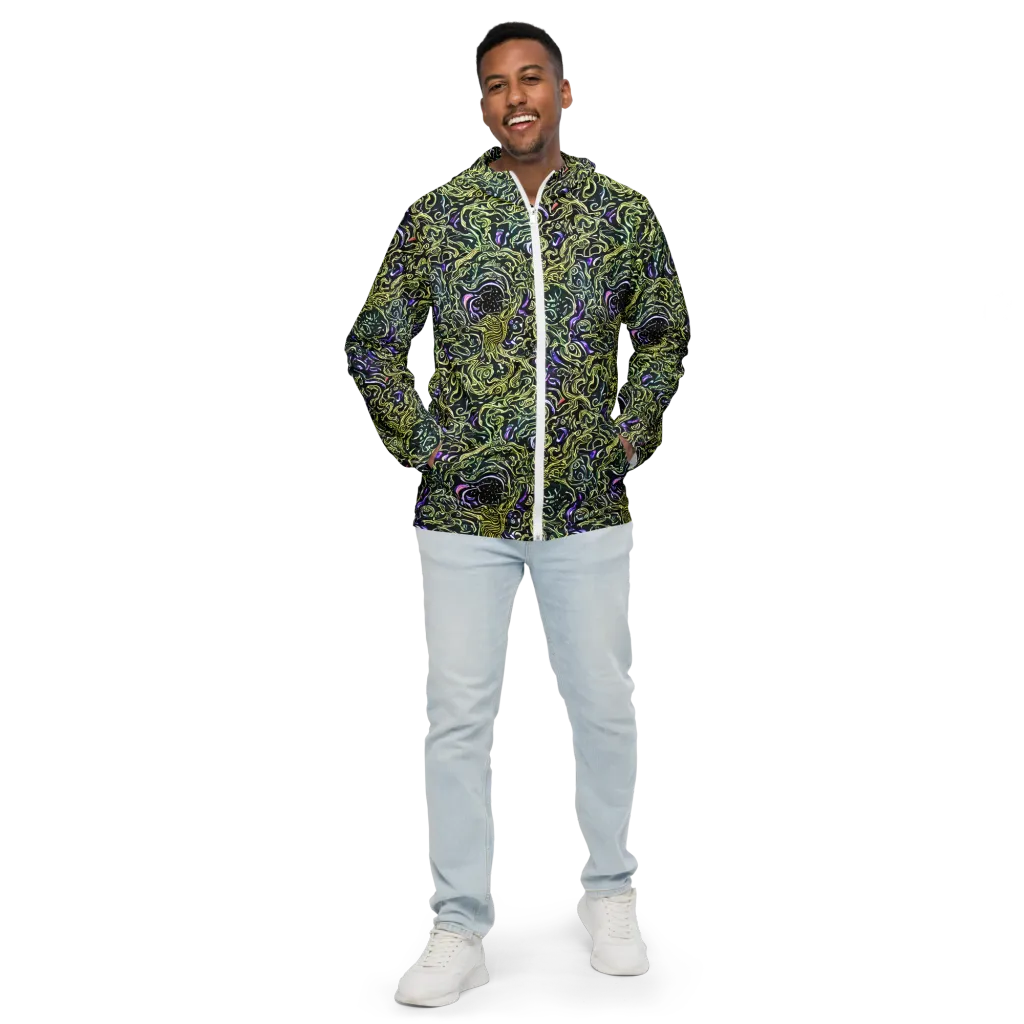 Lunar Labyrinth on Men's Windbreaker — Front