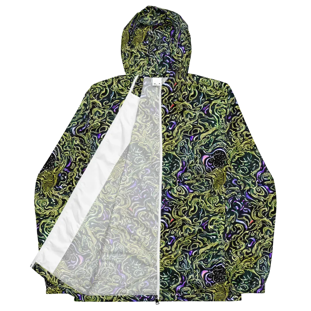Lunar Labyrinth on Men's Windbreaker — Front