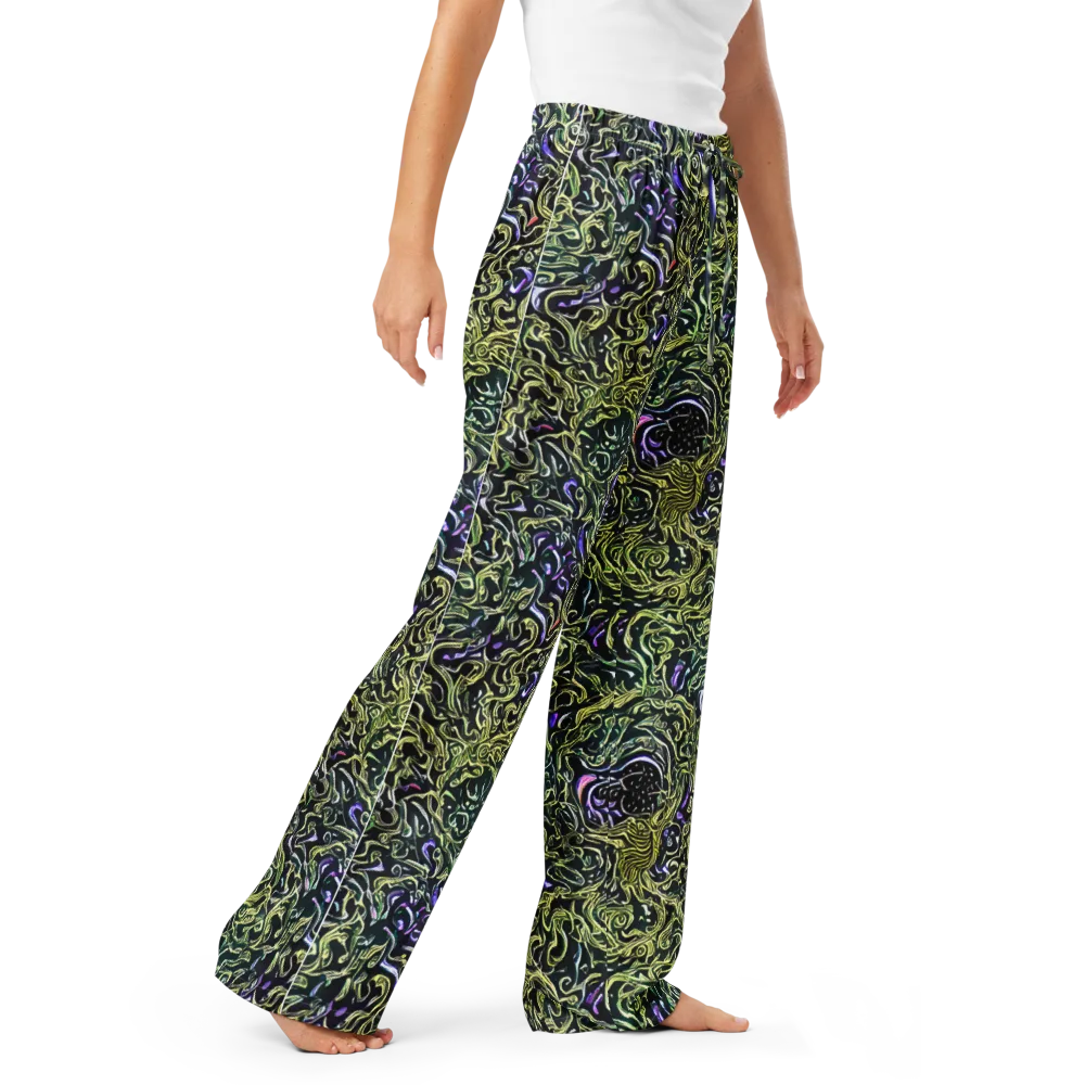 Lunar Labyrinth on Women's Pajama Pants — Right Front