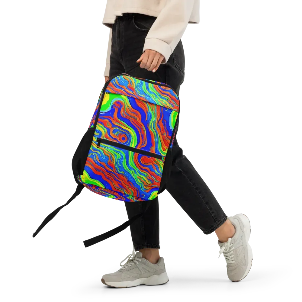 Citrus Maelstrom on Utility Backpack — Front