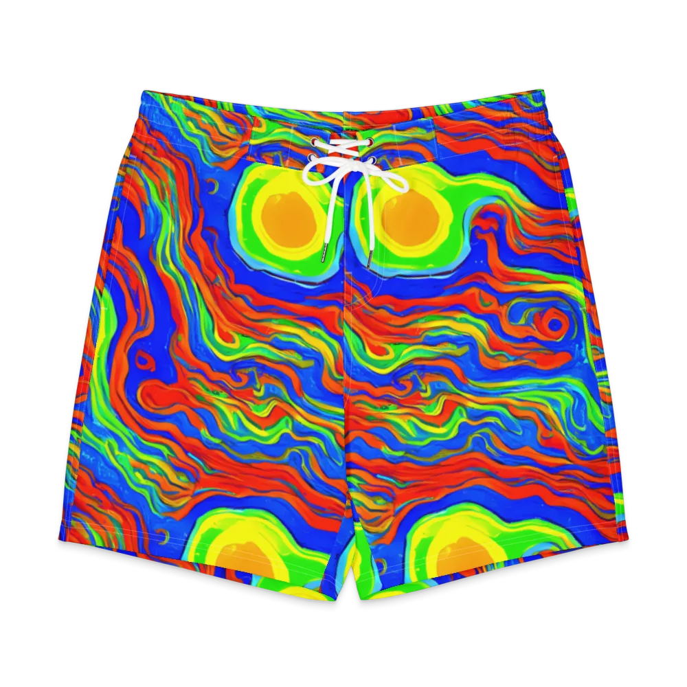 Citrus Maelstrom on Men's Board Shorts — Front