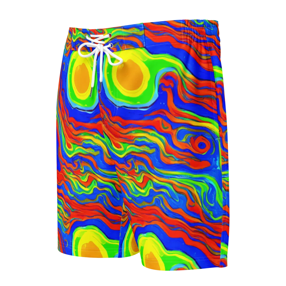 Citrus Maelstrom on Men's Board Shorts — Front