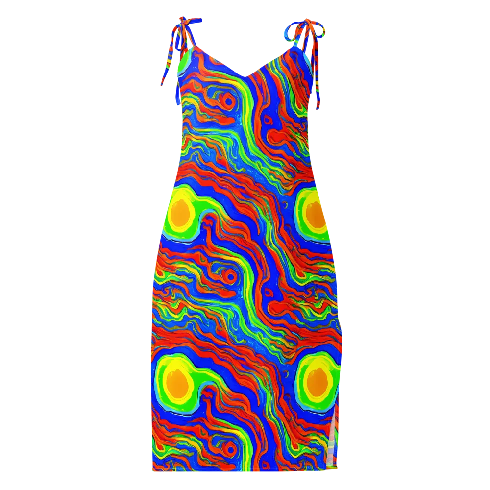 Citrus Maelstrom on Slip Dress — Front