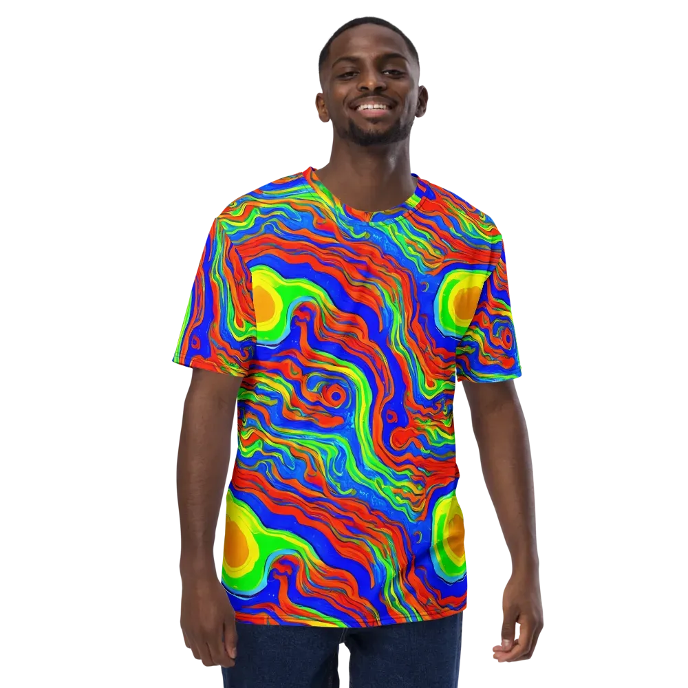 Citrus Maelstrom on Men's Crew Neck T-Shirt — Front
