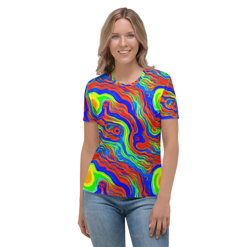 Citrus Maelstrom on Women's Crew Neck T-Shirt — Front