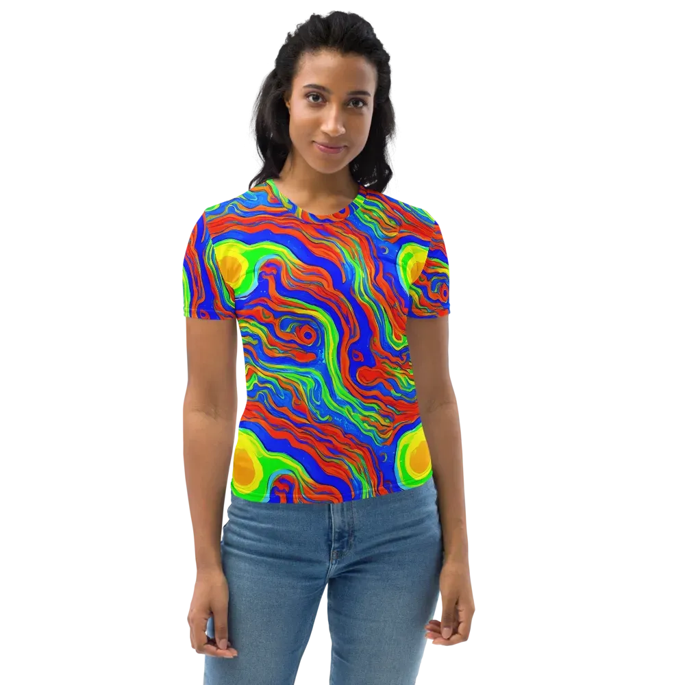 Citrus Maelstrom on Women's Crew Neck T-Shirt — Front