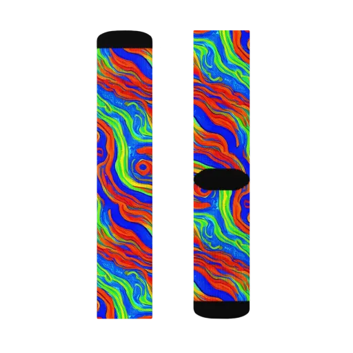 Citrus Maelstrom on a Socks