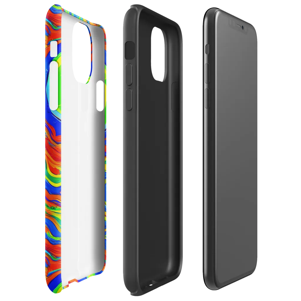 Citrus Maelstrom on Tough Case for iPhone® — Right