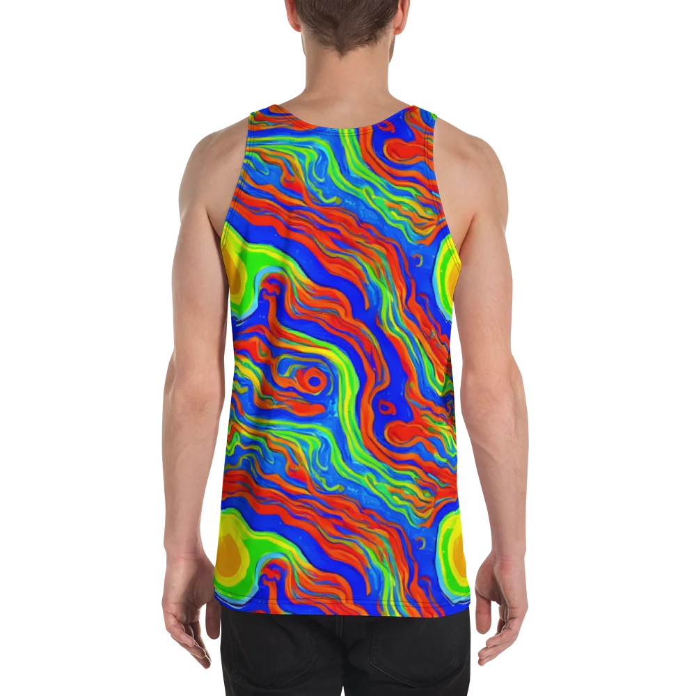 Citrus Maelstrom on Men's Tank Top — Back