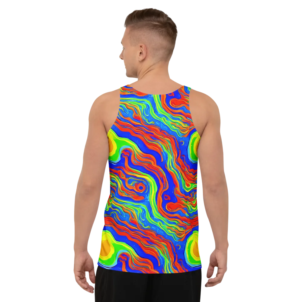 Citrus Maelstrom on Men's Tank Top — Back