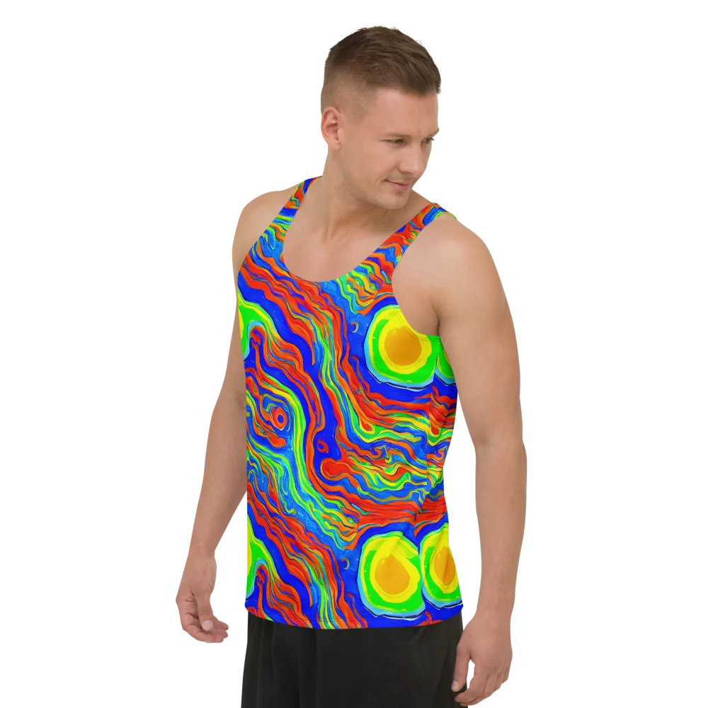 Citrus Maelstrom on Men's Tank Top — Left Front