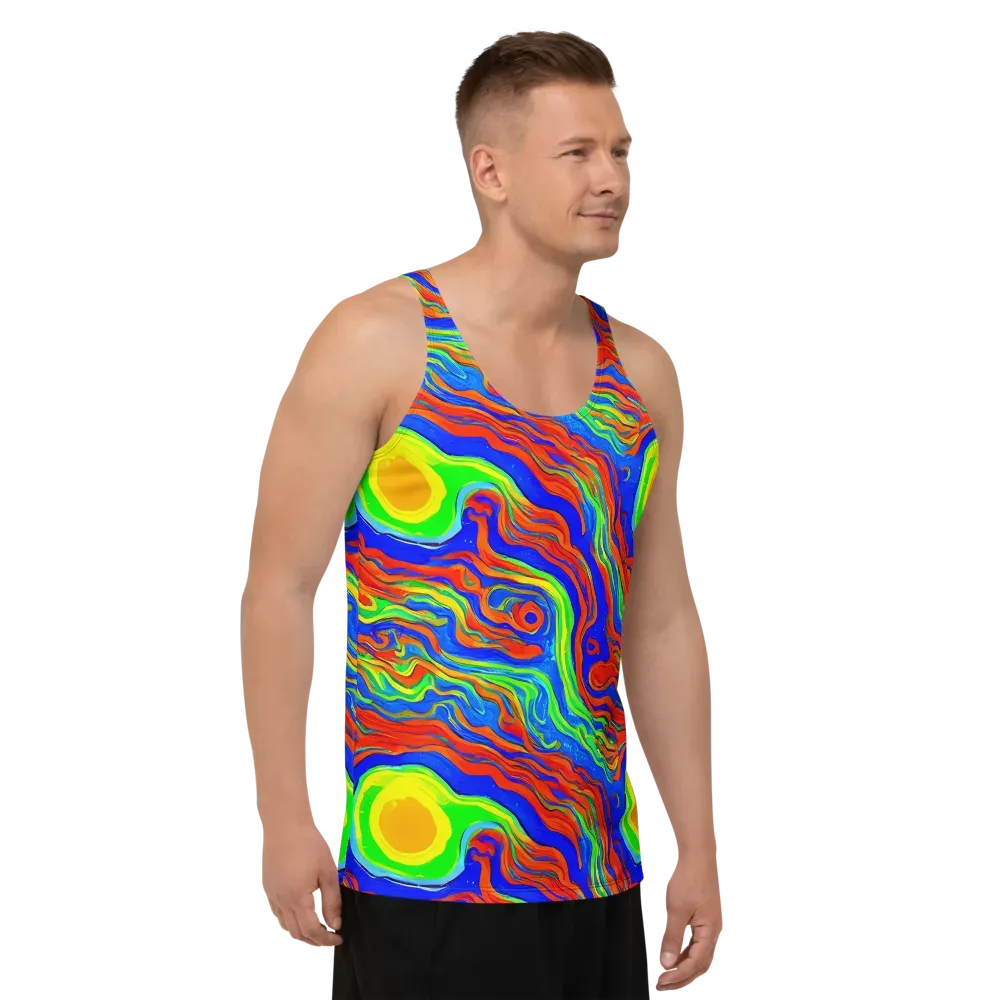 Citrus Maelstrom on Men's Tank Top — Right Front