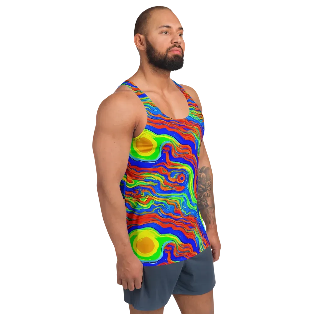 Citrus Maelstrom on Men's Tank Top — Right Front