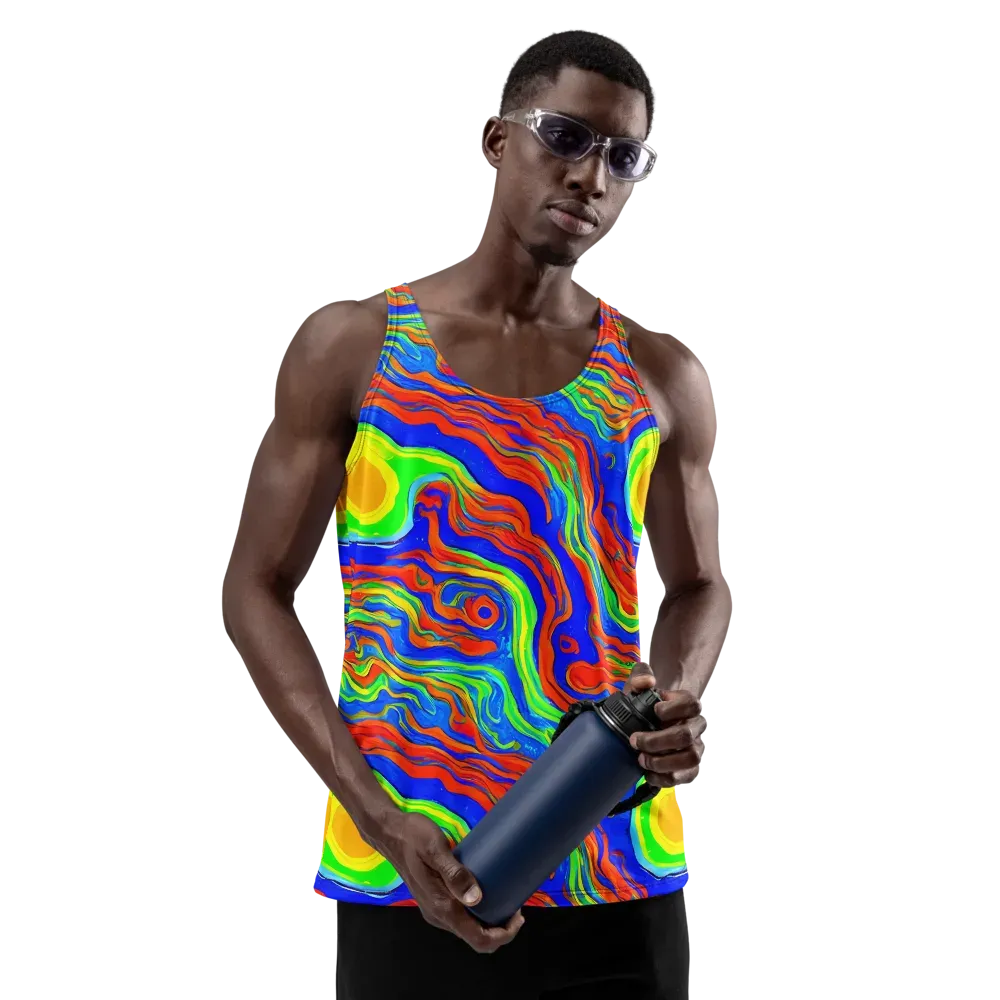 Citrus Maelstrom on Men's Tank Top — Front