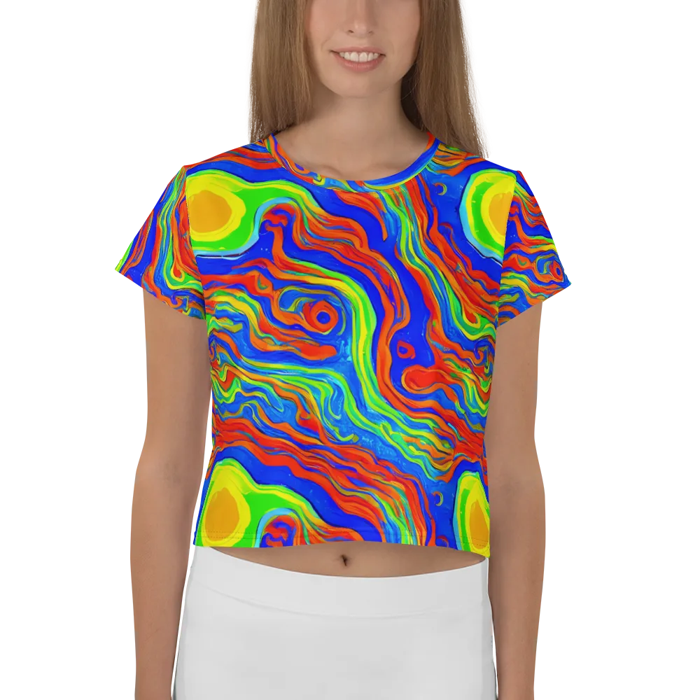 Citrus Maelstrom on Crop Tee — Front