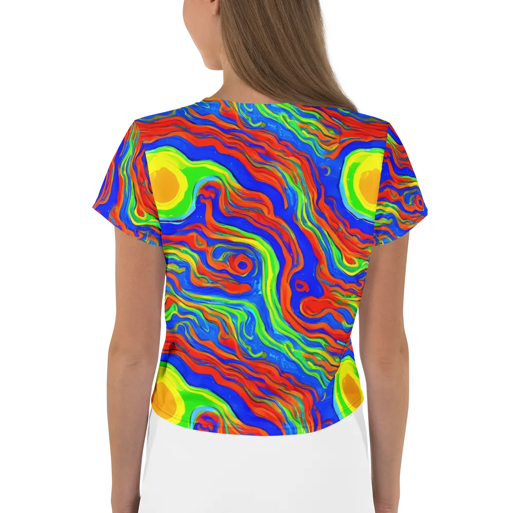 Citrus Maelstrom on Crop Tee — Back