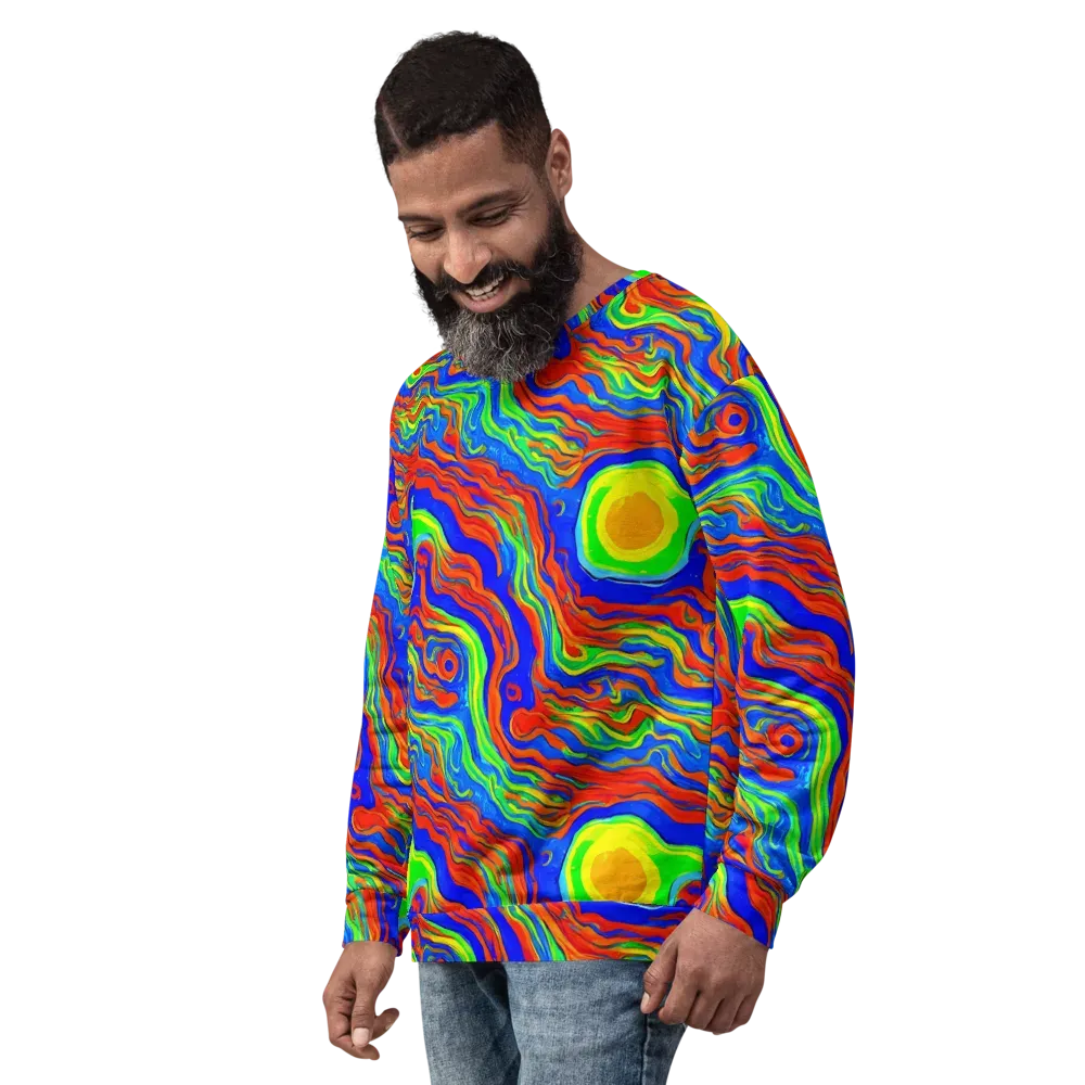 Citrus Maelstrom on Sweatshirt — Left Front